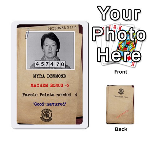 Prisoner Character Cards 2020 By Matthew Meadows Front - Heart8