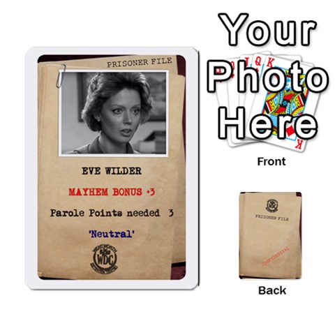 Prisoner Character Cards 2020 By Matthew Meadows Front - Diamond3