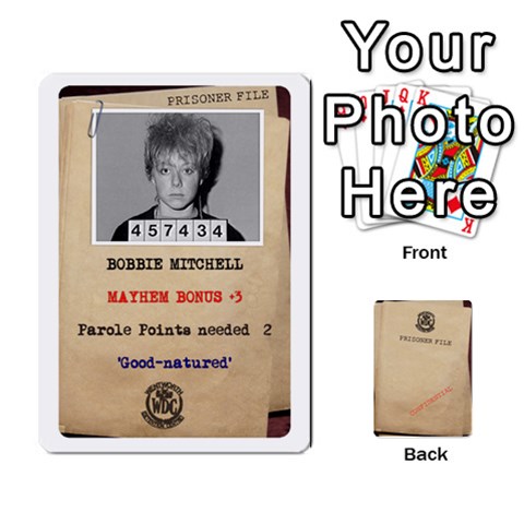 Prisoner Character Cards 2020 By Matthew Meadows Front - Diamond5