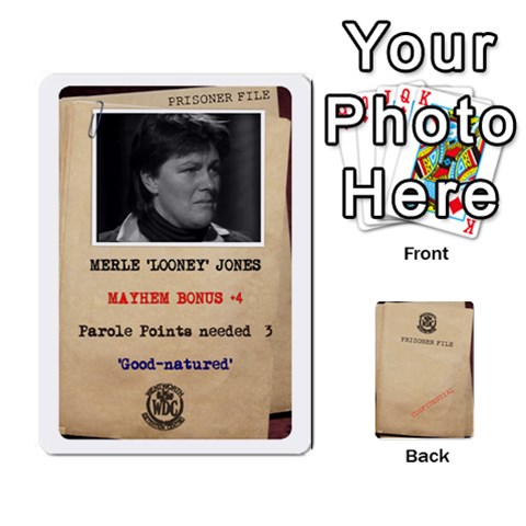 King Prisoner Character Cards 2020 By Matthew Meadows Front - ClubK
