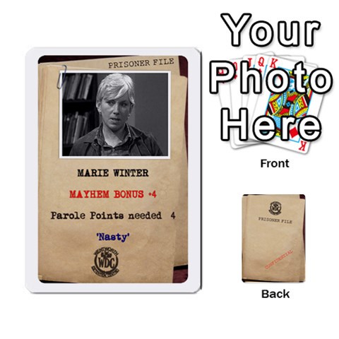 Jack Prisoner Character Cards 2020 By Matthew Meadows Front - SpadeJ
