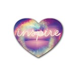 Inspire  - Rubber Coaster (Heart)