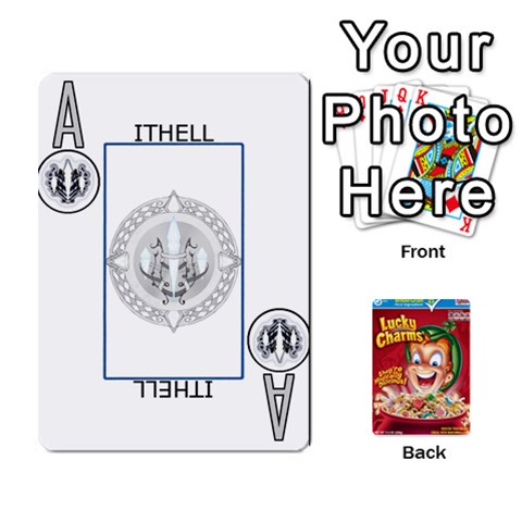 Ace Makeup Deck By Cassandra Morphy Front - HeartA