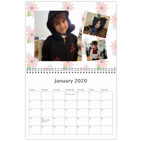 2020 Calendar By Dacian Reece Jan 2020