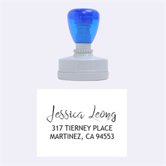address TIERNEY - Rubber Stamp Oval