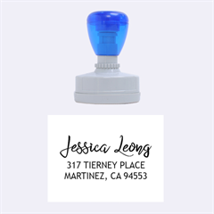 address TIERNEY - Rubber Stamp Oval