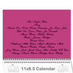 MOM Christmas 2021 calendar - Wall Calendar 11  x 8.5  (18 Months)
