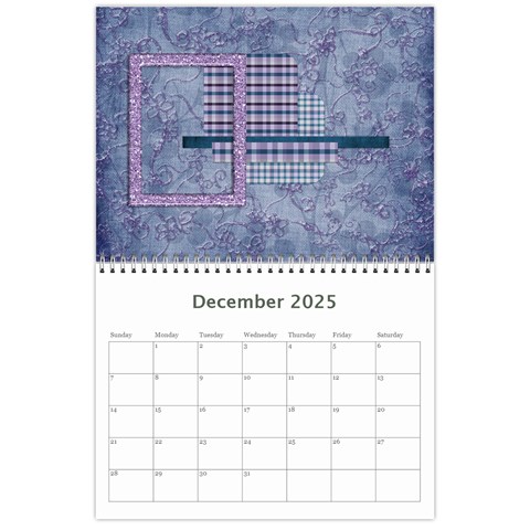 Lavender Rain 2025 Calendar By Lisa Minor Dec 2025