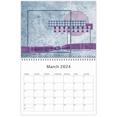Lavender Rain 2023 Calendar By Lisa Minor Month