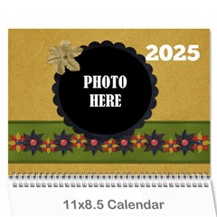 2025 Calendar Mix 1 - Wall Calendar 11  x 8.5  (12-Months)