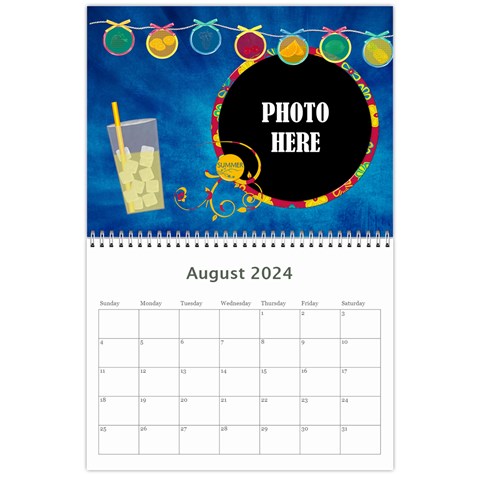 2024 Calendar Mix 1 By Lisa Minor Aug 2024