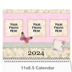 2024 Repose Calendar - Wall Calendar 11  x 8.5  (12-Months)