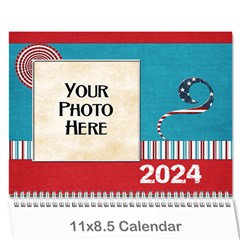 2024 Celebrate America Calendar - Wall Calendar 11  x 8.5  (12-Months)