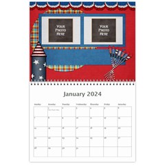 2023 Celebrate America Calendar By Lisa Minor Month