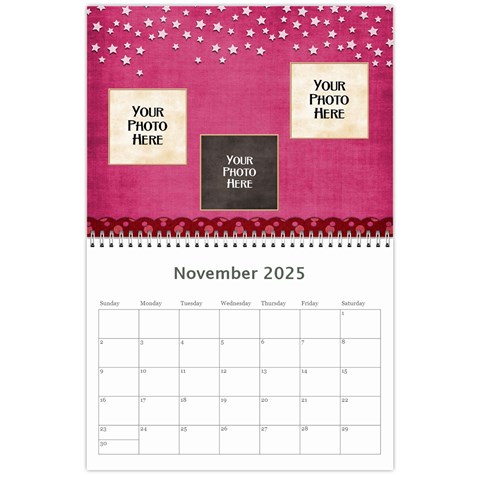 2025 Sweetie Calendar By Lisa Minor Nov 2025