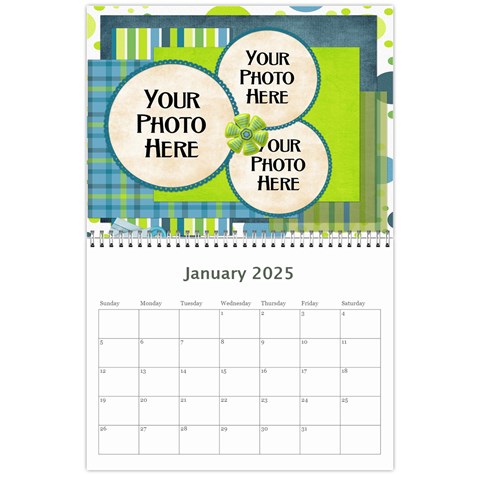 2025 Calendar Mix D By Lisa Minor Jan 2025