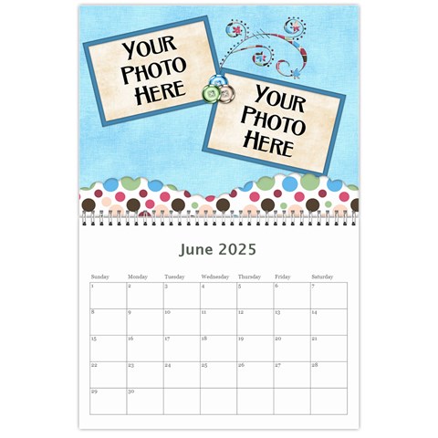2025 Calendar Mix D By Lisa Minor Jun 2025
