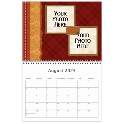 2025 Calendar Mix D By Lisa Minor Aug 2025