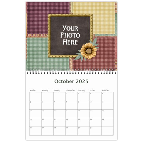 2025 Calendar Mix C By Lisa Minor Oct 2025