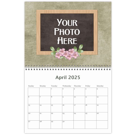 2025 Calendar Mix C By Lisa Minor Apr 2025