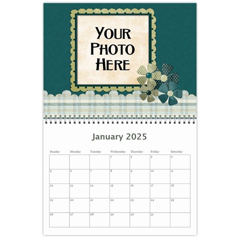 2025 Calendar Mix By Lisa Minor Jan 2025