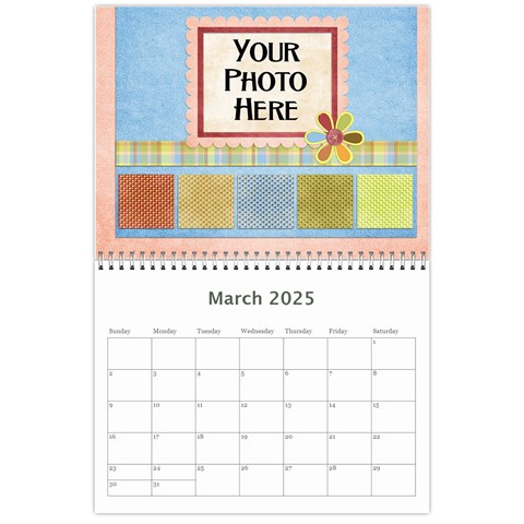 2025 Calendar Mix By Lisa Minor Mar 2025