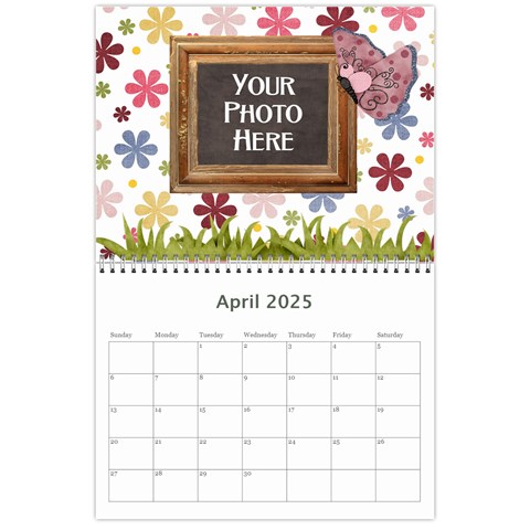 2025 Calendar Mix By Lisa Minor Apr 2025
