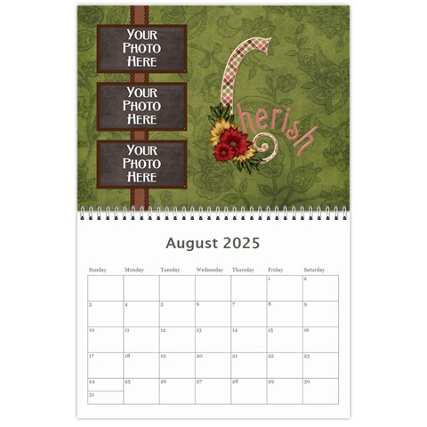 2025 Calendar Mix By Lisa Minor Aug 2025
