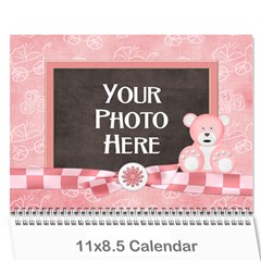 2025 Watch Me Grow-Girl - Wall Calendar 11  x 8.5  (12-Months)