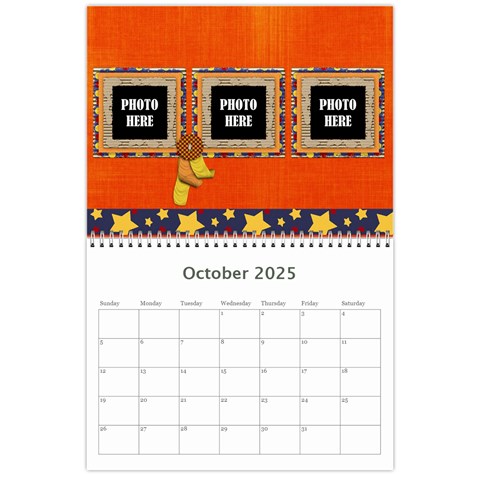 2025 Primary Cardboard Calendar 1 By Lisa Minor Oct 2025