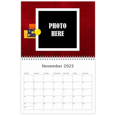 2025 Primary Cardboard Calendar 1 By Lisa Minor Nov 2025