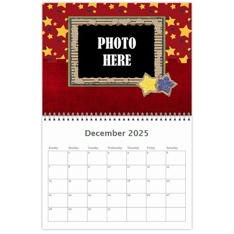 2025 Primary Cardboard Calendar 1 By Lisa Minor Dec 2025