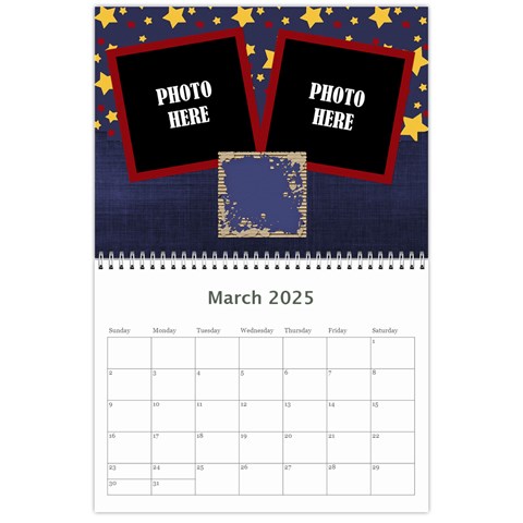 2025 Primary Cardboard Calendar 1 By Lisa Minor Mar 2025