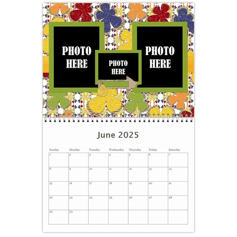 2025 Primary Cardboard Calendar 1 By Lisa Minor Jun 2025