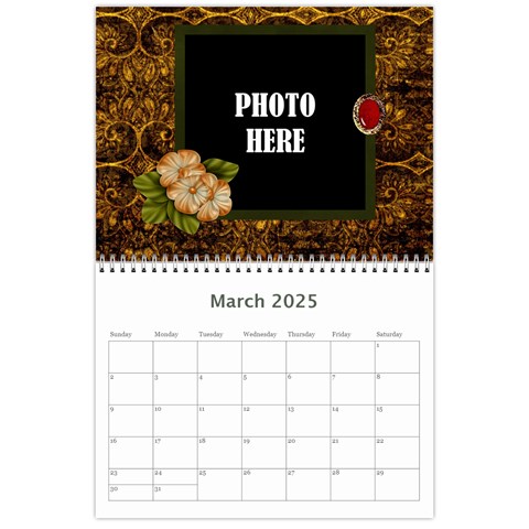 2025 Arabian Spice Calendar 1 By Lisa Minor Mar 2025