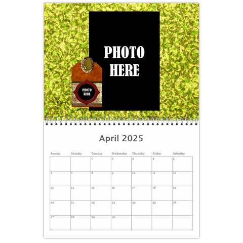 2025 Arabian Spice Calendar 1 By Lisa Minor Apr 2025