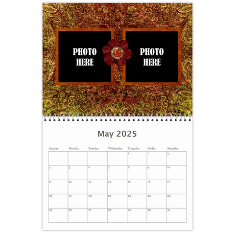 2025 Arabian Spice Calendar 1 By Lisa Minor May 2025