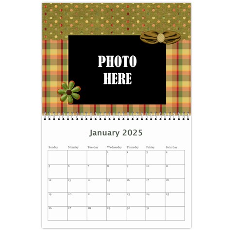 2025 Tangerine Breeze Calendar 1 By Lisa Minor Jan 2025