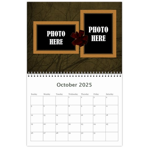 2025 Tangerine Breeze Calendar 1 By Lisa Minor Oct 2025