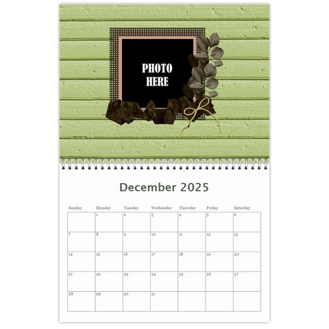 2025 Tangerine Breeze Calendar 1 By Lisa Minor Dec 2025