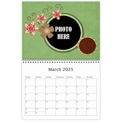 2025 Calendar Mix 10 By Lisa Minor Mar 2025