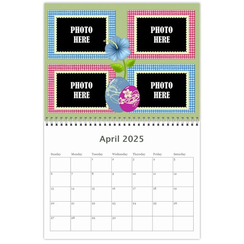 2025 Calendar Mix 10 By Lisa Minor Apr 2025