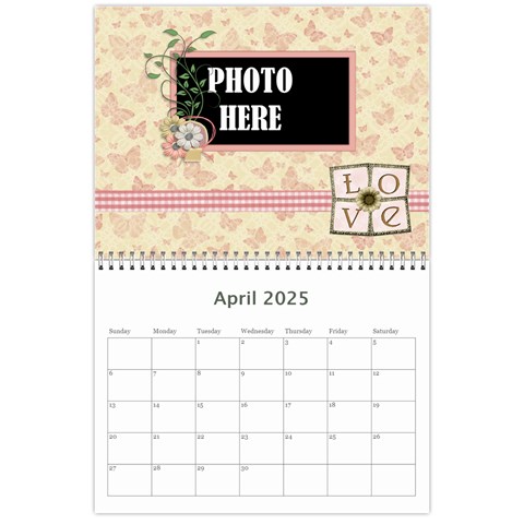 2025 Amore Calendar 1 By Lisa Minor Apr 2025