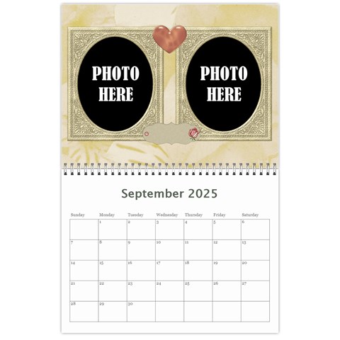 2025 Amore Calendar 1 By Lisa Minor Sep 2025