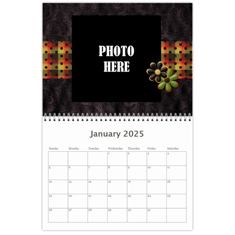2025 Tangerine Breeze Calendar By Lisa Minor Jan 2025