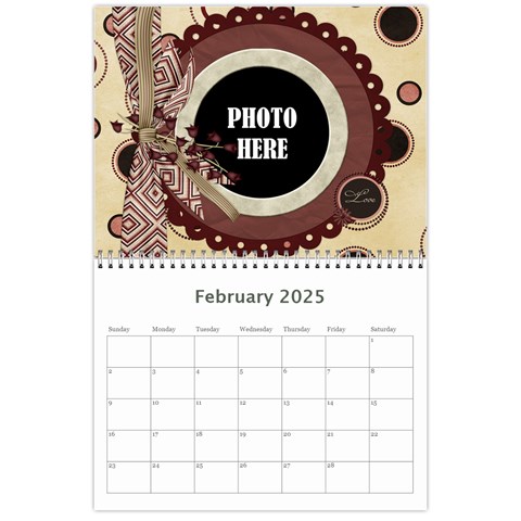 2025 Calendar Mix 2 By Lisa Minor Feb 2025