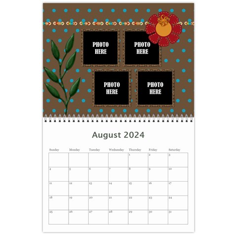 2024 Calendar Mix 2 By Lisa Minor Aug 2024