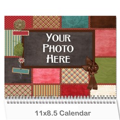 2024 Calender Mix - Wall Calendar 11  x 8.5  (12-Months)