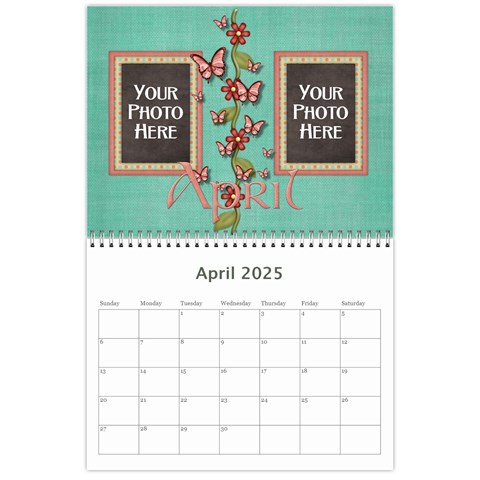 2025 Calender Mix By Lisa Minor Apr 2025