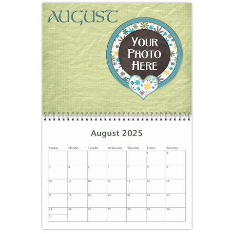 2025 Calender Mix By Lisa Minor Aug 2025